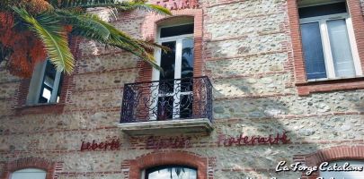lettrage mairie montescot 2 fer Forge Catalane Cabestany