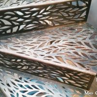 marches avec decoupes laser vegetal forge catalane