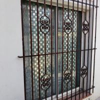 grille fixe securit   protection trous renfl   torsade volute fer Forge Catalane Cabestany