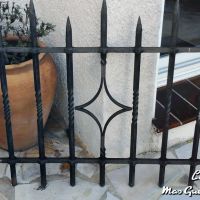 grille traverse renflees torsades losange pointes fer Forge Catalane Cabestany