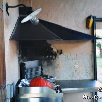 Hotte barbecue angle 3 fer Forge Catalane Cabestany
