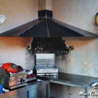 Hotte barbecue angle 4 fer Forge Catalane Cabestany