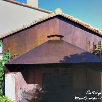 hotte barbecue chapeau rouille rouill   fer Forge Catalane Cabestany 2