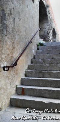 main courante fer plat volute fer Forge Catalane Cabestany 2