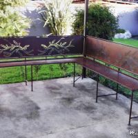 banc avec decoupe laser olivier forge catalane