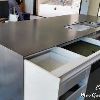 Plan de travail cuisine d  coupe laser fer Forge Catalane Cabestany  5 