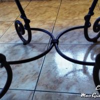 pied table cuisine travail    chaud 7 fer Forge Catalane Cabestany