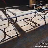 piettement pieds de table 2 fer Forge Catalane Cabestany