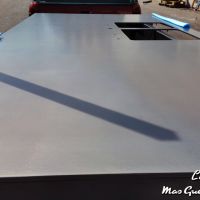 Plan de travail cuisine d  coupe laser fer Forge Catalane Cabestany