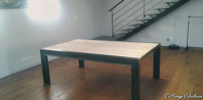 table industrielle ipe ipn plateau planches coffrage forge catalane