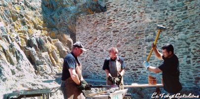Demonstration forge fort saint elme collioure 2010 7 fer Forge Catalane Cabestany
