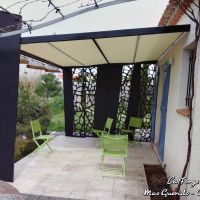 panneaux lateraux coupe vent pergola forge catalane 3