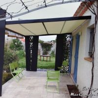 panneaux lateraux coupe vent pergola forge catalane 4