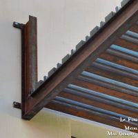 pergola auto portante type industriel lames forge catalane