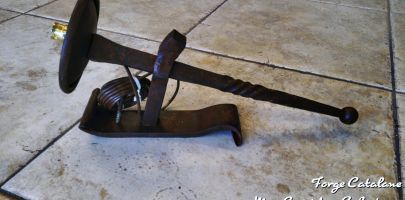 torchere ouvragee forge catalane