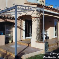 Pergola vigne fer Forge Catalane Cabestany