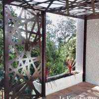 pergola decoupe laser moderne ombrage paroi laterale forge catalane4