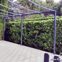 pergola demi chapeau gendarme terrasse fer Forge Catalane Cabestany  2 