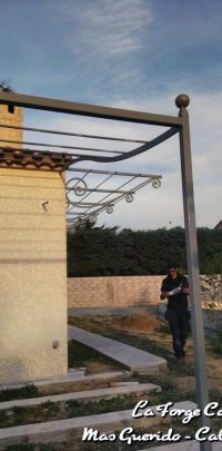 pergola treille fer Forge Catalane Cabestany  2 