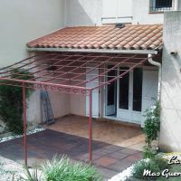 terrasse pergola demi chapeau gendarme fer Forge Catalane Cabestany  2 