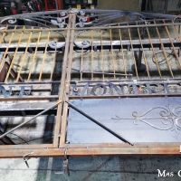 detail construction portail travail chaud forge catalane