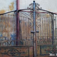 detail construction portail travail chaud forge catalane 3