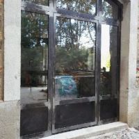 porte vitree blindee inspiration ancien atelier 2 fer Forge Catalane Cabestany