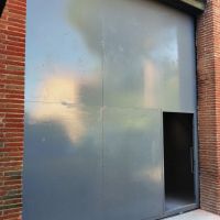 porte coulissante tole hangar agricole 2 fer Forge Catalane Cabestany