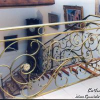 Garde corps lidia art nouveau 2 fer Forge Catalane Cabestany