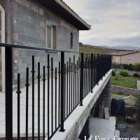 garde corps barreaudage effet joncs bagues fer forge catalane 4