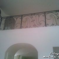 Garde corps volutes et elements bronze fer Forge Catalane Cabestany