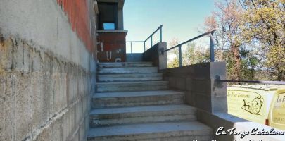 Main courante decoupe laser traversante fer Forge Catalane Cabestany