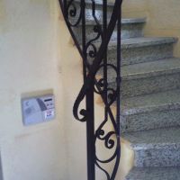 Rampe volute debillardee1 fer Forge Catalane Cabestany